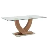 Mesa Olivo 180x90cm base mdf en V