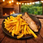 Costillar de cerdo + Papas fritas