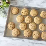 Galletas con chispas de chocolate