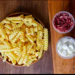 Batata crinkle - Clique e escolha