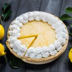 Pie de limón sin gluten y sinlácteos