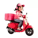 ENTREGA DE PEDIDOS COM TORTA