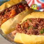 Pão charque e Queijo