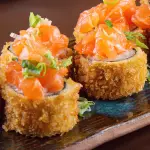 Hot Salmão Cru com Batidinhas De Sal