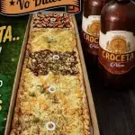 Pizza em Metro + 2 Growlers Croceta