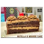 NUTELLA & MOUSSE CHOCOLATE CAKE
