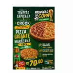 Pizza gigante + pizza doce + refri