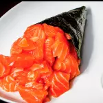 Temaki Salmão Sem arroz