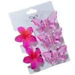 KIT PIRANHA BORBOLETA ROSA 5X1