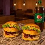2 X - Bacon + Guaraná 1 litro