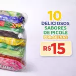 COMBO COM 10 PICOLÉS SORTIDOS POR 15