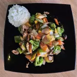 Teppan yaky pollo
