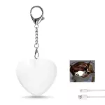 Llavero corazón led