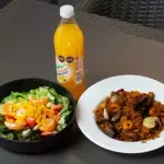 Paella + Ensalada + Bebidas