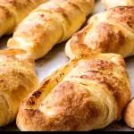 Croissant presunto e mussarela