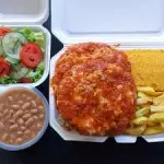Hambúrguer a Parmegiana