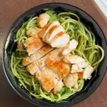 Pasta al cilantro