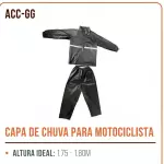 CAPA DE CHUVA P/ MOTOCICLISTA ACC-GG