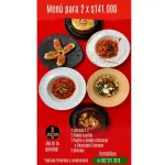 MENÚ PIZZA X2 Selección SEPTIEMBRE