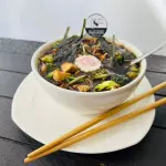Ramen consomé  de camarón