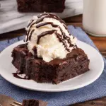 Brownie com sorvete 150gr