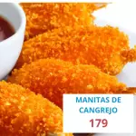 Manitas de Cangrejo Empanizadas