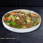 Carne de res con FRIJOLITOS CHINOS