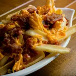 Batata cheddar e bacon