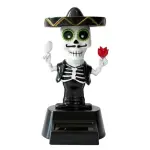 Boneco Esqueleto Dançante Luz Solar
