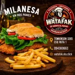 Milanesa en dos panes