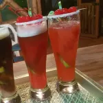 Michelada de cerezas