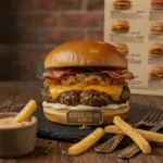 Cheese bacon duplo