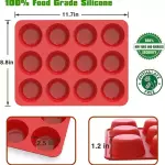 Molde Silicone Cupcake 12 cavidades