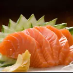 5 sashimi de salmao