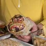 Wrap cesar chicken
