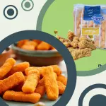 Bastoncitos de pollo y cheddar