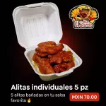 Alitas individuales 5 pz