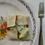 Creppes de brócoli y espinaca sinsal