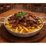 BATATA FRITA COM CONTRA FILÉ