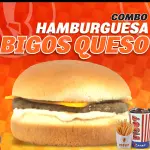 Hamburguesa Bigos Queso🍔🍟
