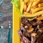 Tirinhas de filé Mignon