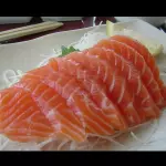 10 sashimis salmão