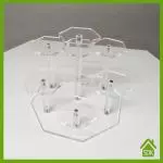Base para cupcakes de hexágonos