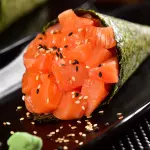 Temaki salmão