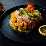 Camarones al Ajillo y Limon