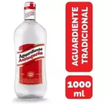 Litro Aguardiente. Guaro Rojo 1000mL