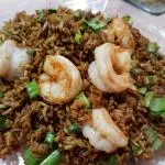 ARROZ FRITO CON CAMARON