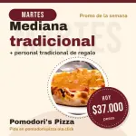Martes 2 Pizzas 🍕