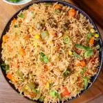 Burnt Garlic Veg Fried Rice