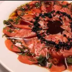 Carpaccio Especial de Salmão.